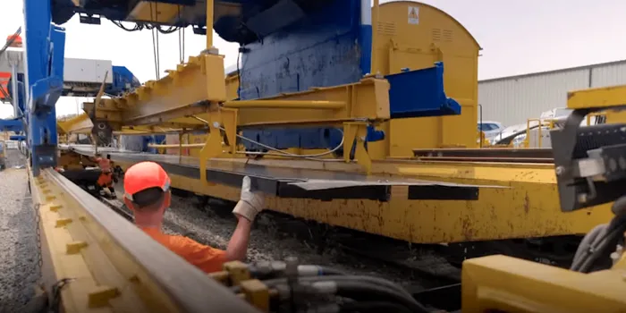 Cum se montează panourile solare pe șine de tren