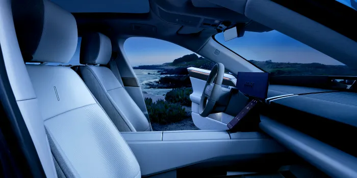 Jaguar Type 01 - interior din lateral