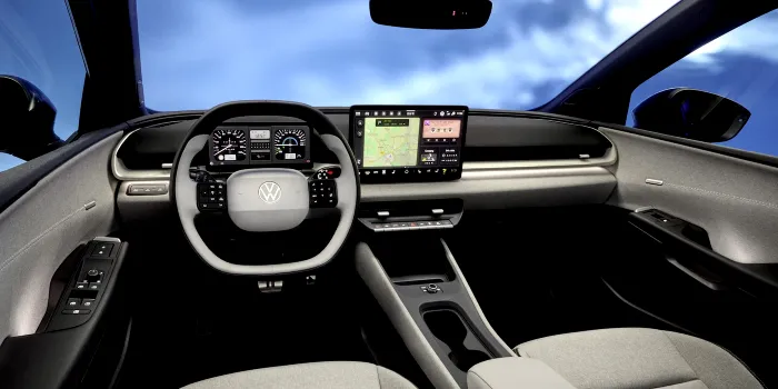 Interior actualizare de Volkswagen electric