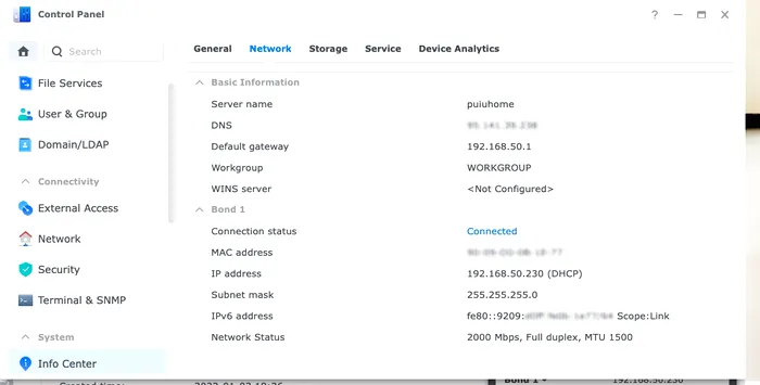 interfață rețea link aggregation