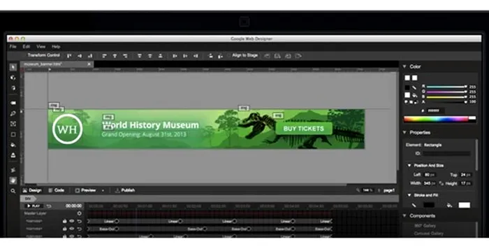 google web designer html5 java script ajax css