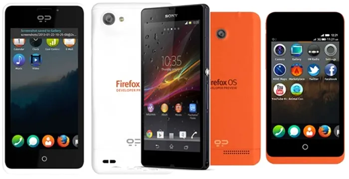 Sony Firefox OS Smartphone