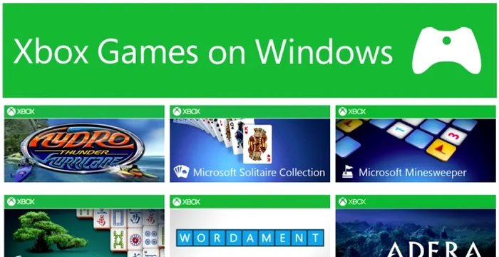 xbox games on windows 8