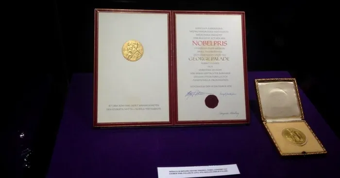 Cum arata Premiul Nobel primit de romanul George Emil Palade in 1974