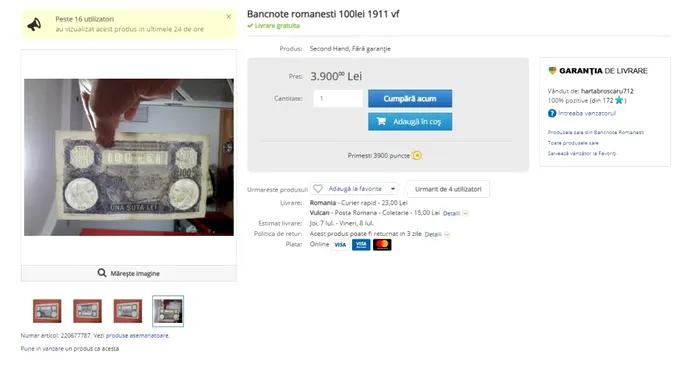 Bancnote romanesti 100lei