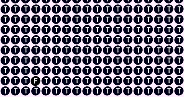 Reușești să găsești litera diferită în doar șase secunde?