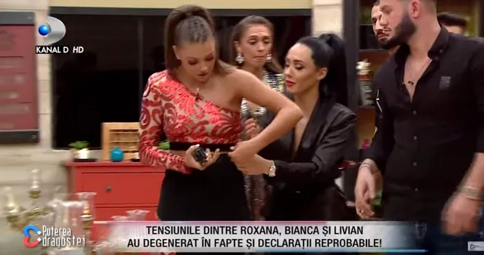 Bătaie la Puterea Dragostei. Protagoniștii scandalului au aruncat cu scaune și au spart lucrurile din platoul emisiunii