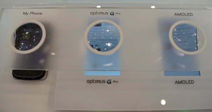 Optimus G Pro Comparatie Display