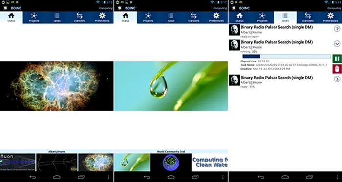 boinc folding@home android