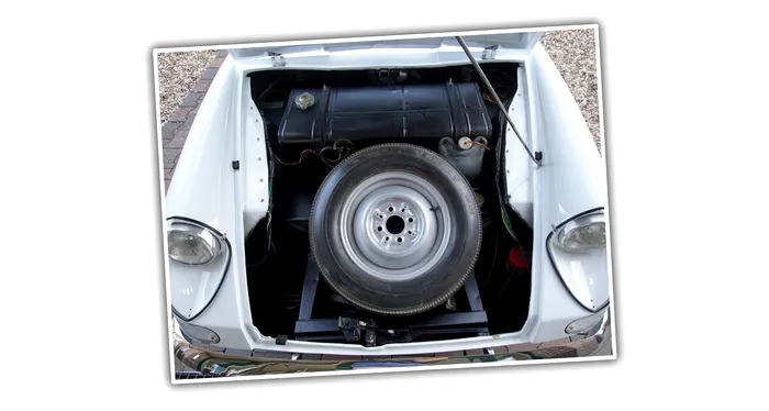 autobianchi stellina masina cu motor in portbagaj