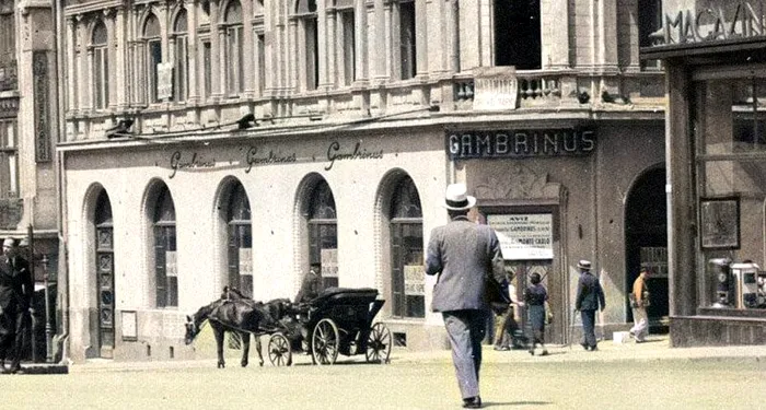 Beraria Gambrinus in perioada interbelica Bucuresti romania