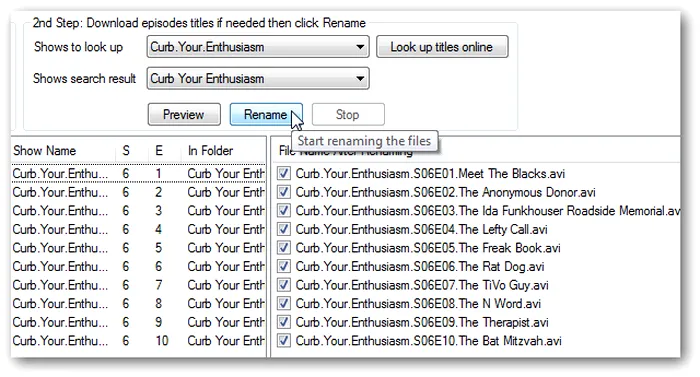 seriale TV, redenumire seriale TV, metadate seriale TV, redenumire fisiere multimedia, aplicatii Media Center, Media Center, conventie denumire fisiere, denumire fisiere pentru Media Center, TVRenamer