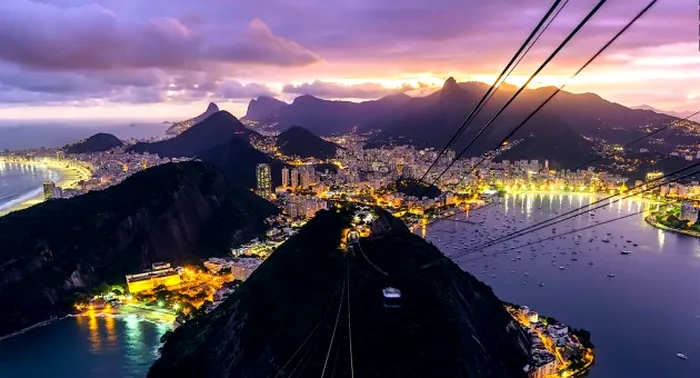 Rio de Janeiro in time lapse