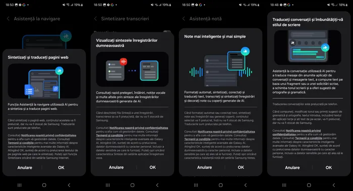 Galaxy AI în română pe Galaxy S24 FE