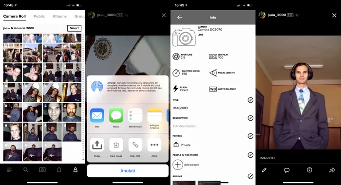 Flick aplicație mobile
