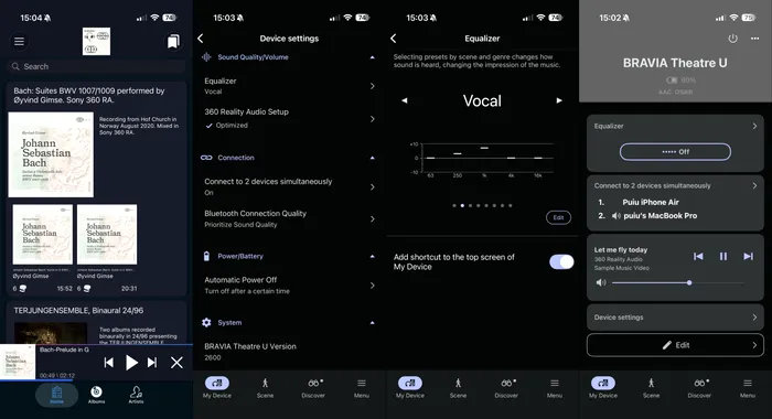 Aplicația Sound Connect te ajută să personalizezi experiența Theatre U