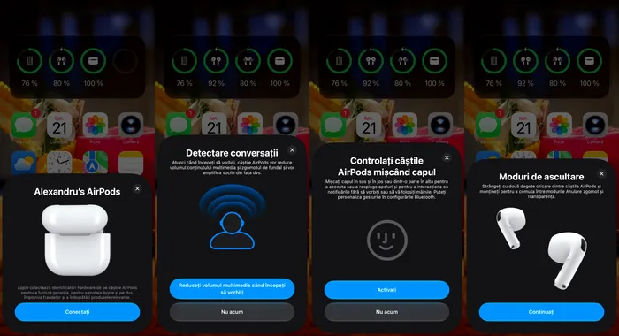 Configurarea inițială la AirPods 5