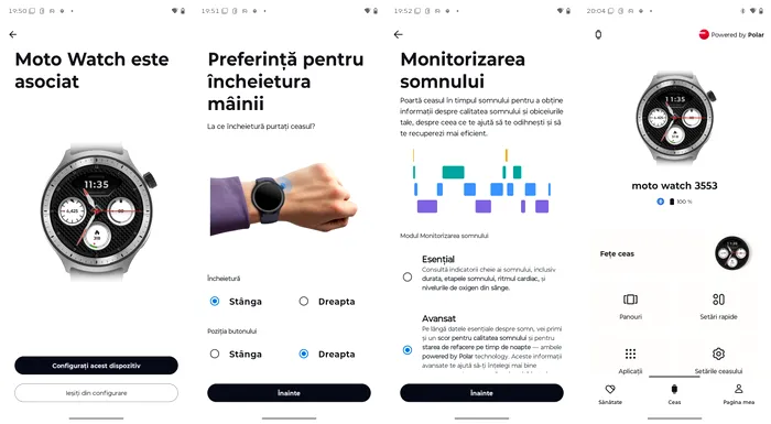 `Powered by Polar` ar trebui să-ți dea mult mai multă încredere în hardware-ul din spatele Moto Watch / foto: captură Playtech