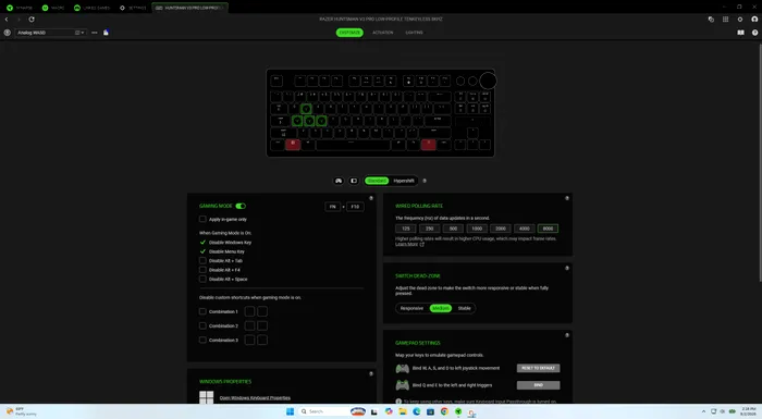 Razer Huntsman V3 Pro Low-Profile Tenkeyless 8KHz