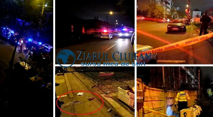 Scene violente în centrul orașului Cluj-Napoca