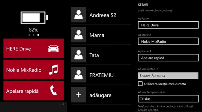 Lumia Nokia Car App aplicatie masina WP