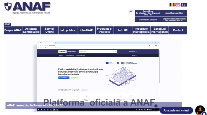 PLATFORMA ANAF