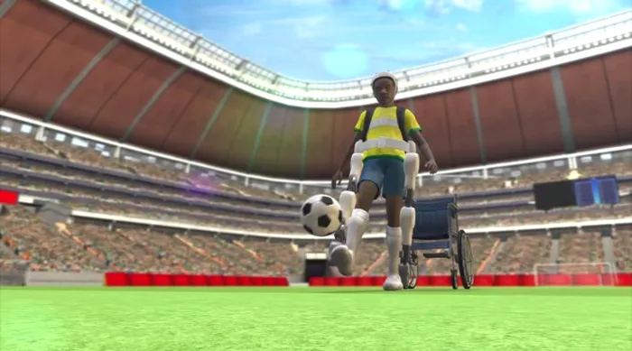 Campionatul mondial de fotbal Brazilia exoscheleton