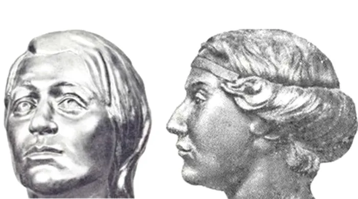 Reconstrucții faciale din anii 1930 ale unor femei sarmate (făcute de antropologul Mihail Mihailovici Gerasimov)