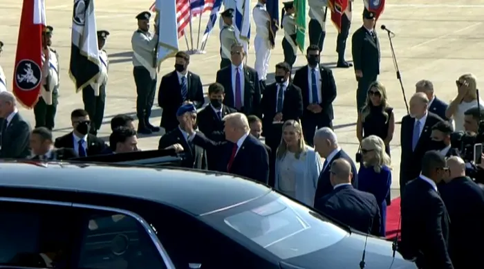 Donald Trump a sosit în Israel (Foto: captura video)