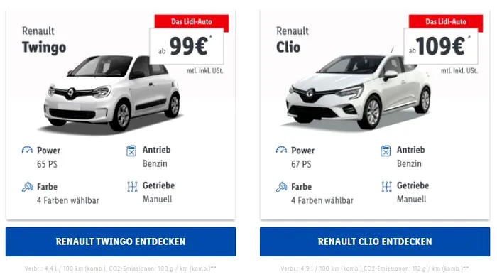 renault twingo lidl