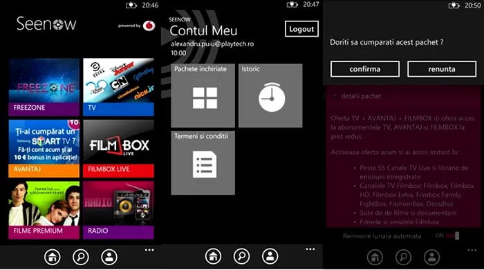 SeeNow filme online windows phone cross-platform wp8 - 1
