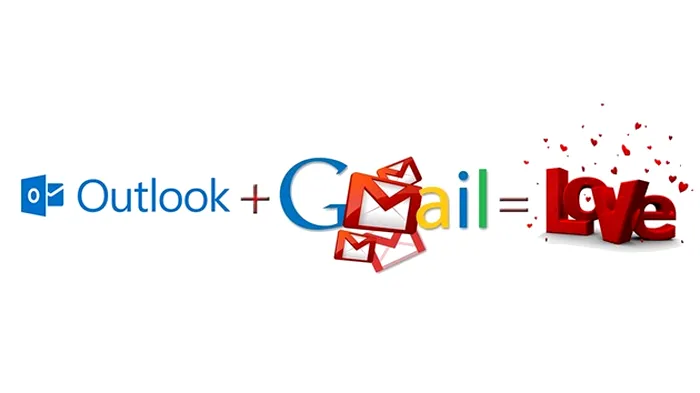 Microsoft Outlook Google Gmail love