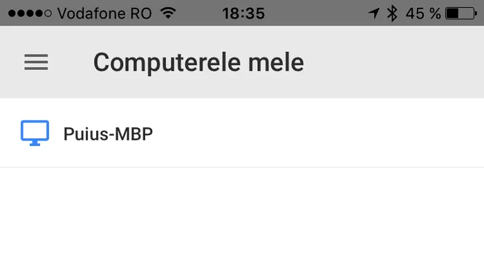 Chrome Remote Desktop iOS