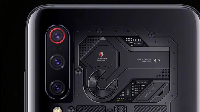 Xiaomi Mi 9 spate transparent