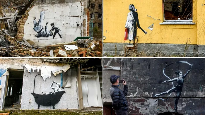 Banksy lucrari Ucraina razboi