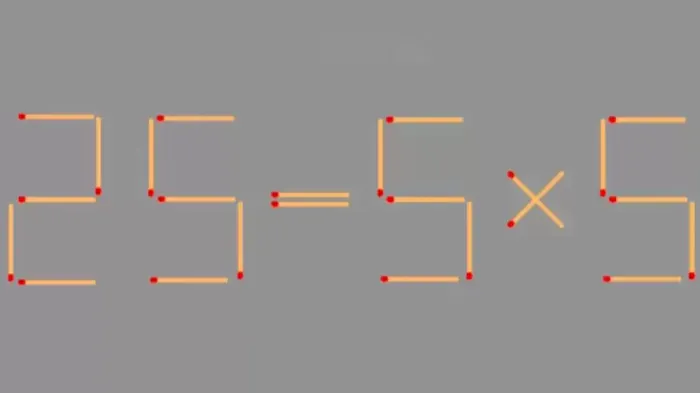 Mută un singur băţ de chibrit pentru a obţine o egalitate corectă! Testul de IQ pe care vrei să îl încerci