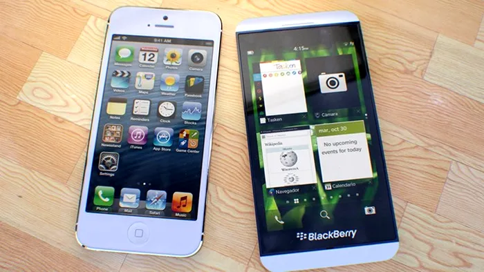 Apple iPhone 5 versus BlackBerry Z10