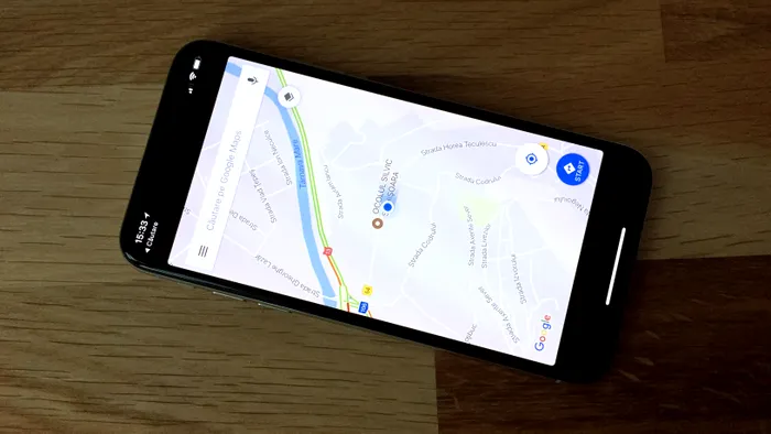 iPhone X Google Maps