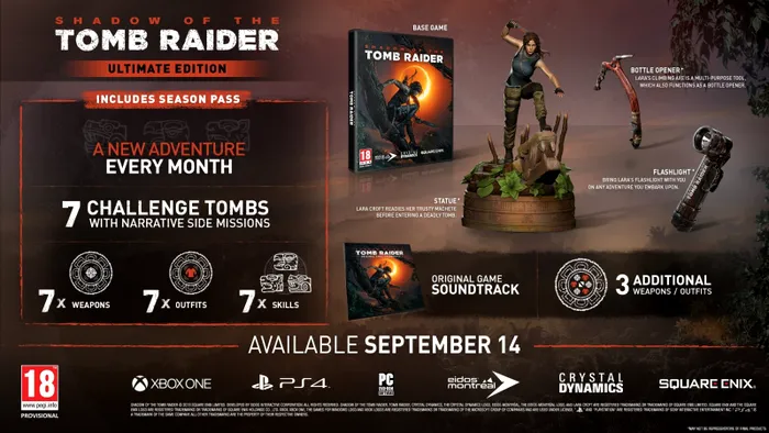 ediții shadow of the tomb raider