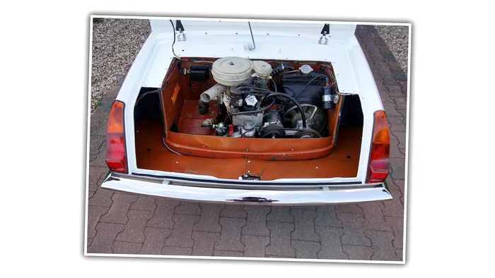 autobianchi stellina masina cu motor in portbagaj