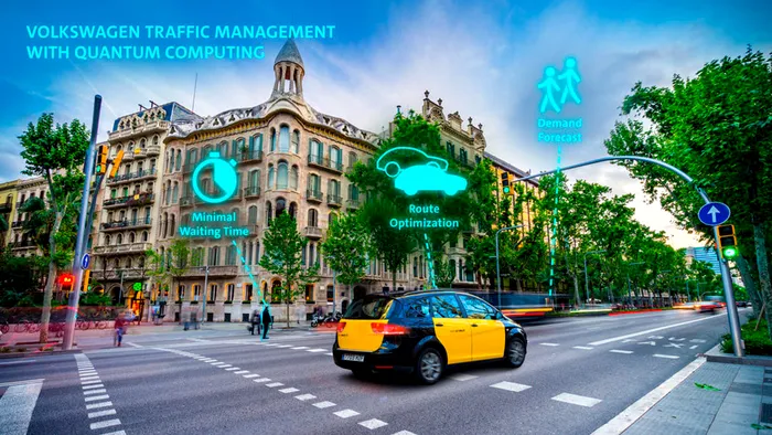 volkswagen calculatoare cuantice trafic