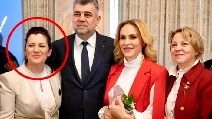 Marinela Voivozeanu, alături de Marcel Ciolacu si Gabriela Firea. Foto: debanat