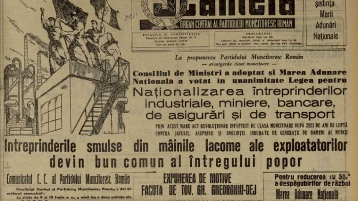 Legea naționalizării sau ziua în care a dispărut capitalismul din România
