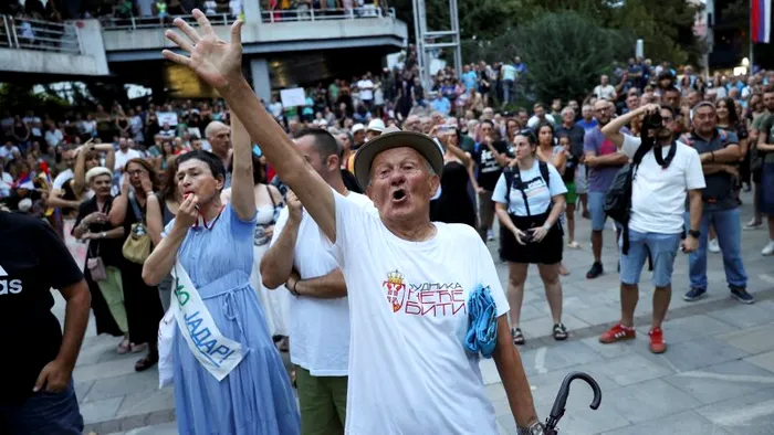 Protestatari Litiu Serbia