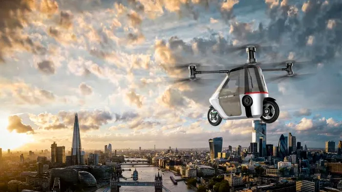 Motocicleta zburatoare Skyrider X1