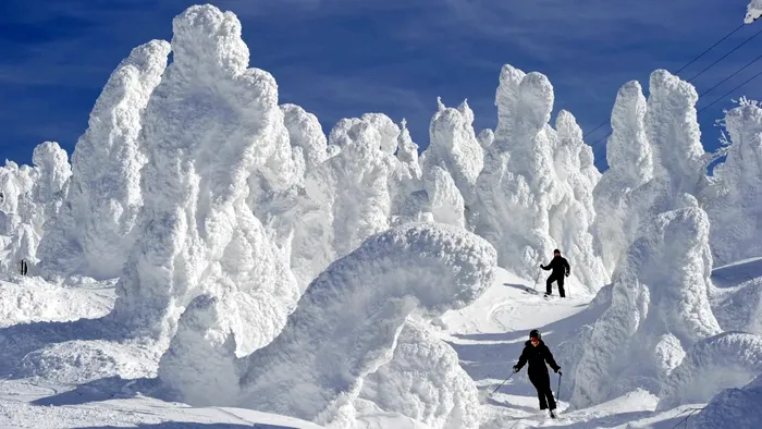 Monștrii de Zăpadă, Muntele Zao, Japonia