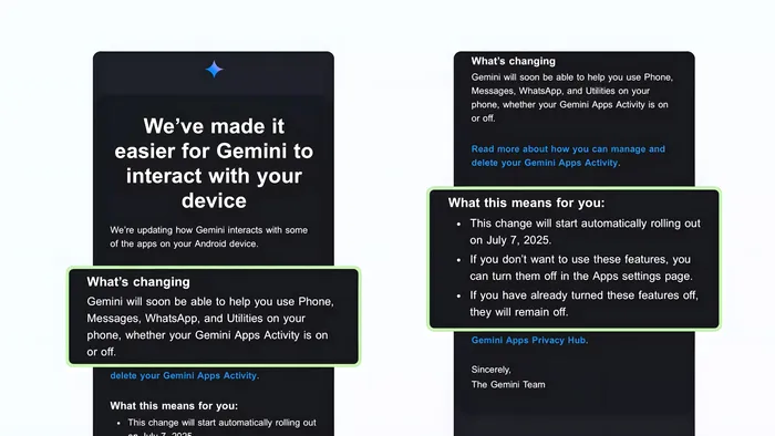 Google Gemini - WhatsApp, SMS, Mesaje și Telefon