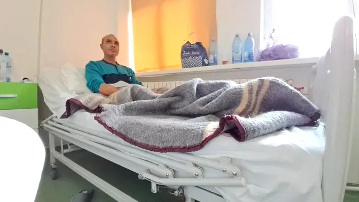 Vipan Kumar pe patul de spital Foto - Gândul