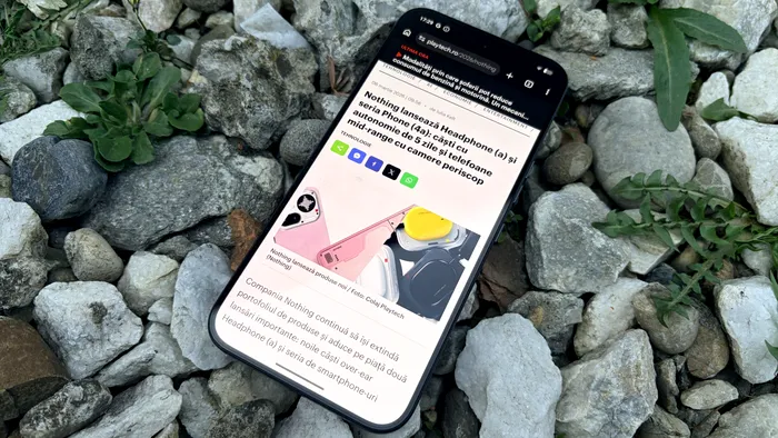 Nothing Phone (4a) Pro se vede grozav în lumină naturală