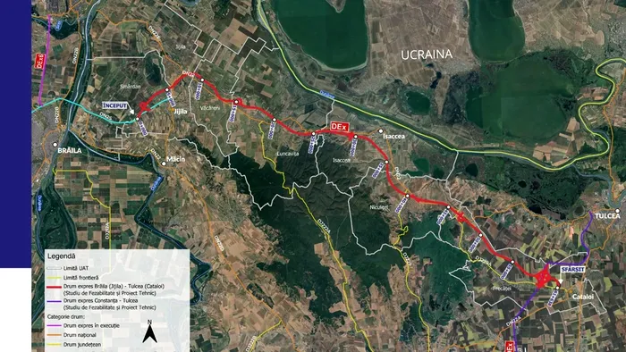 Drumul expres care va lega Brăila de Tulcea